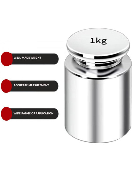 Peso de Calibración 1000g Tsurpcao Alta Precisión M1