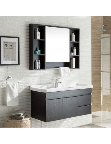 Papel Contact Autoadhesivo Madera Negra 44.96x199.39cm practicalWs