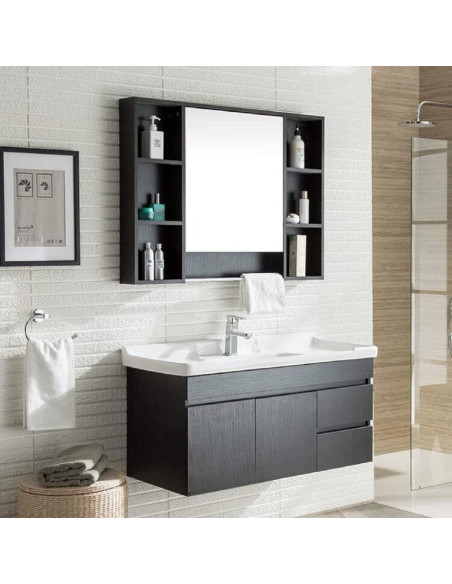 Papel Contact Autoadhesivo Madera Negra 44.96x199.39cm practicalWs