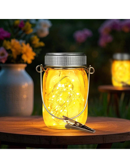 Linternas Solares Mlambert 8 Piezas para Jardín Blanco Cálido