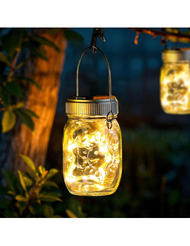 Linternas Solares Mlambert 8 Piezas para Jardín Blanco Cálido