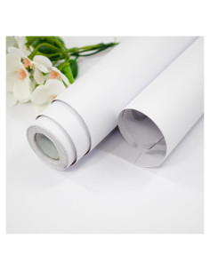 Papel Contacto Autoadhesivo Blanco Nukofal 39.88x299.94 cm Mate