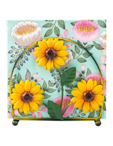 Soporte para Servilletas de Granja dgudgu Negro Acero Inoxidable