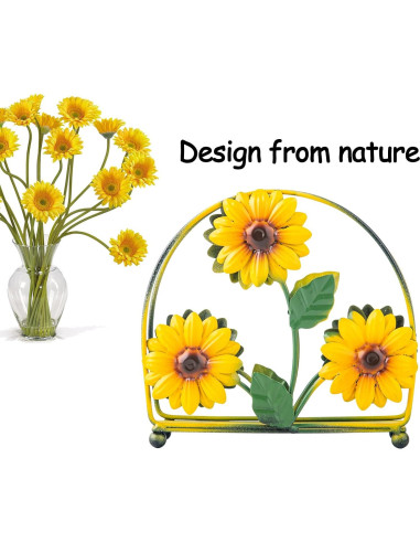 Soporte para Servilletas de Granja dgudgu Negro Acero Inoxidable