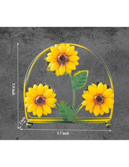 Soporte para Servilletas de Granja dgudgu Negro Acero Inoxidable