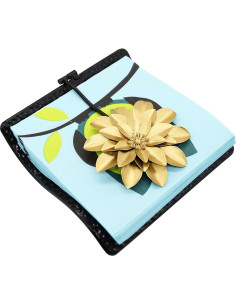 Soporte para Servilletas Metal Owlgift Negro y Dorado 18 cm 2