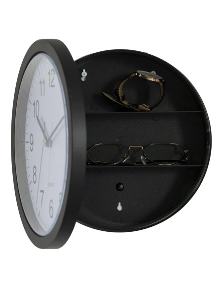 Reloj de Pared Moderno Clockswise con Caja Fuerte Oculta 25.4cm