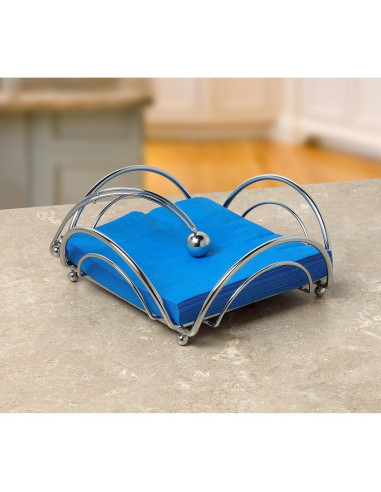 Soporte para Servilletas Planas Spectrum Diversified Cromo