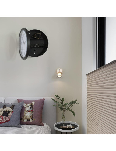 Reloj de Pared Moderno Clockswise con Caja Fuerte Oculta 25.4cm