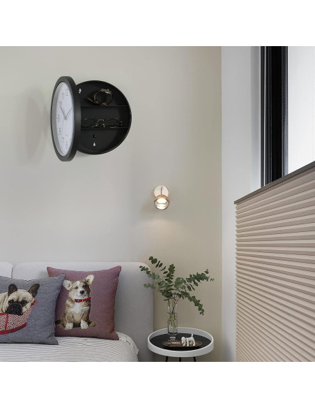 Reloj de Pared Moderno Clockswise con Caja Fuerte Oculta 25.4cm