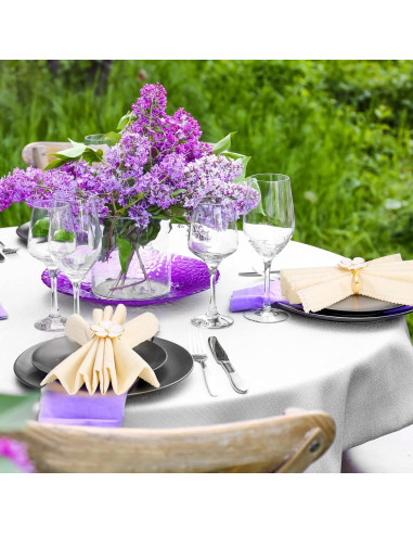 Anillos de Servilleta de Flor Dorada Patelai 36 Pcs 10.9 cm