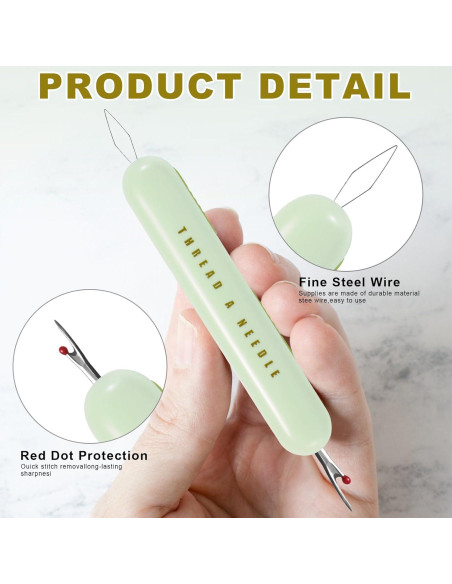 Enhebradores de Agujas y Desgarrador de Costuras QH 5PCS Enhebradores de Agujas y Desgarrador de Costuras QH 5PCS