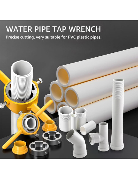 Juego de Herramientas para Hacer Roscas PVC KOUISYY 12 Piezas