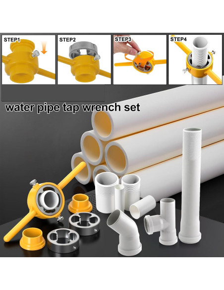 Juego de Herramientas para Hacer Roscas PVC KOUISYY 12 Piezas