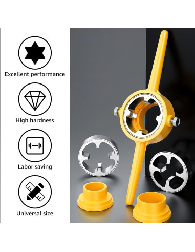 Juego de Herramientas para Hacer Roscas PVC KOUISYY 12 Piezas