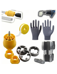 Kit de Roscado de Tuberías de PVC FANYANG LCC - 3 Dados