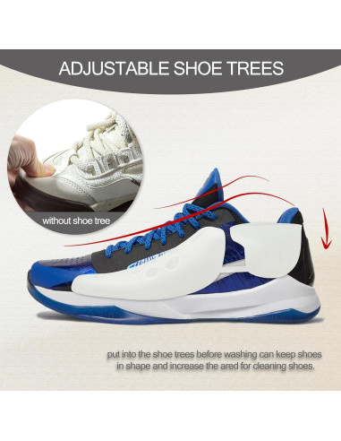 Bolsa de Lavado de Zapatos BERHW 2 Piezas Blanca