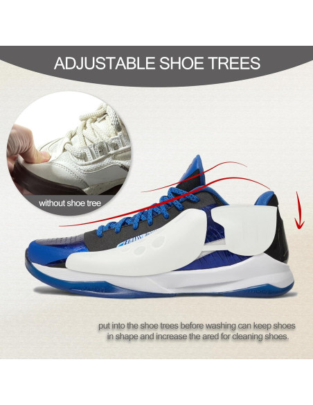 Bolsa de Lavado de Zapatos BERHW 2 Piezas Blanca