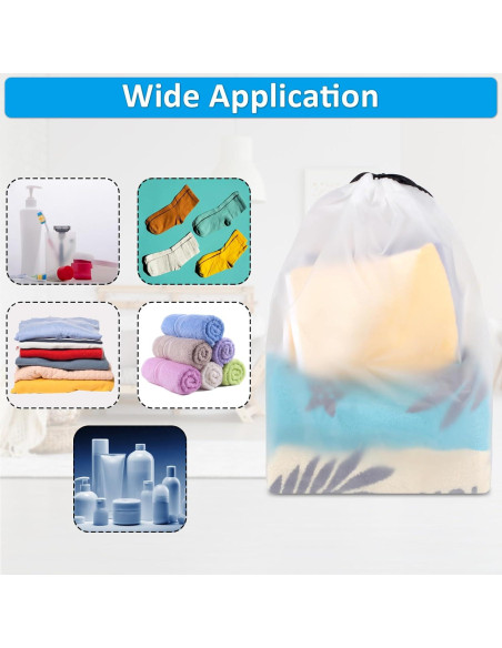 Bolsas de Zapatos Transparentes 10 PCS 40 x 30 cm Impermeables