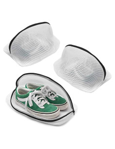 Bolsas de Lavado de Zapatos Tenn Well - 3 Piezas, Malla 38.1x22.1cm
