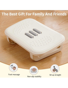Reposapiés Ergonómico QIAOKAO con Masaje 39x28cm 2