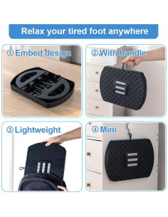 Reposapiés Ergonómico Casazenith Bajo Escritorio 33x24cm 2