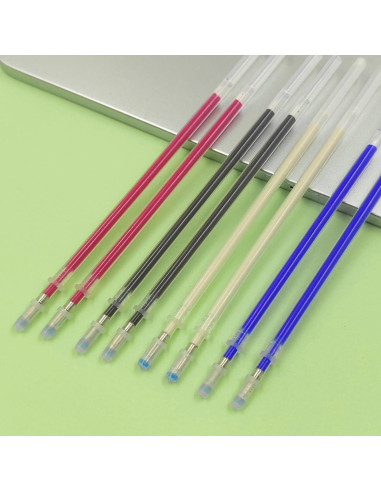 60 Bolígrafos Borrables por Calor AYWFEY + 4 Estuches para Costura