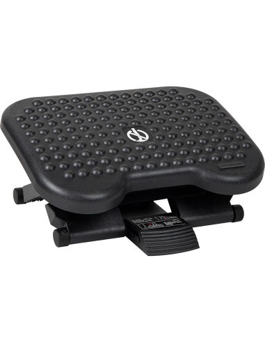 Descanso de pies ergonómico Mind Reader FTREST-BLK ajustable 43x33cm