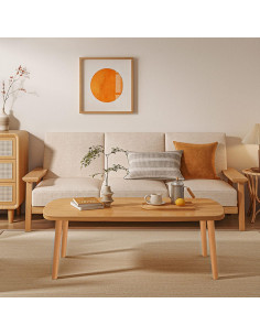 Piernas de Muebles Redondas LIANGYUN 30.48 cm Madera Haya Natural 2