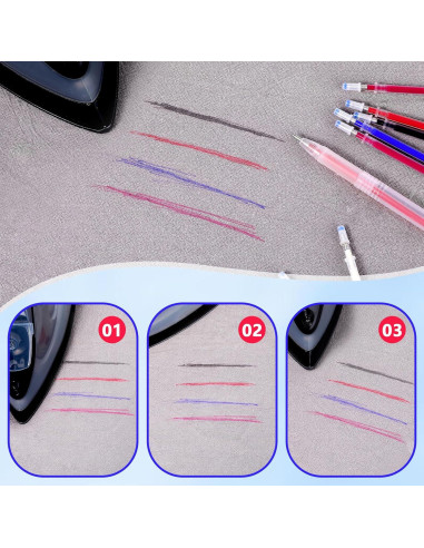 36 Bolígrafos Borrables por Calor DIVINA VITAE 0.5mm 6 Colores