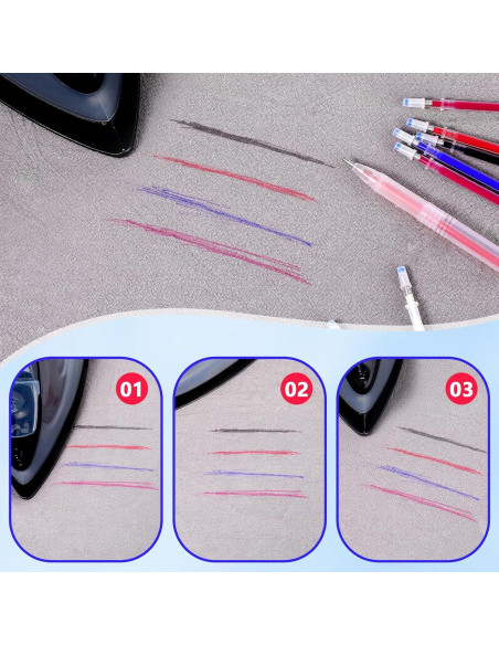 36 Bolígrafos Borrables por Calor DIVINA VITAE 0.5mm 6 Colores