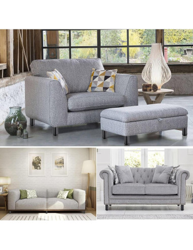 Patas de Muebles Metálicas OwnMy 10 cm Ajustables Negras - 4 Pcs