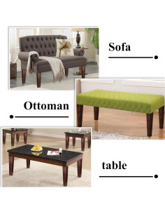 Patas de Muebles AORYVIC 30.48 cm Madera Marrón Paquete de 4 2