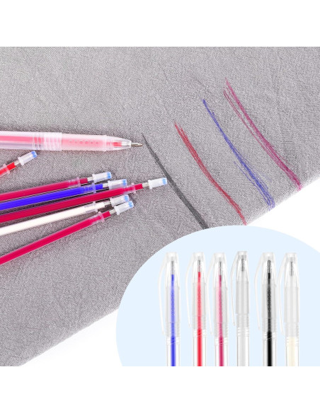 36 Bolígrafos Borrables por Calor DIVINA VITAE 0.5mm 6 Colores