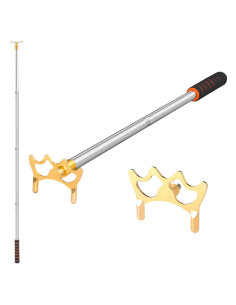 Puente de Billar Ajustable NigWarm 66-135 cm con Punta de Latón