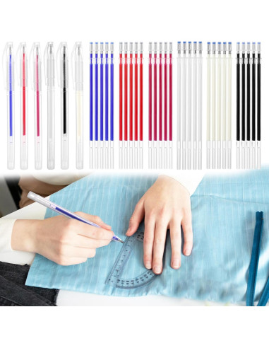 36 Bolígrafos Borrables por Calor DIVINA VITAE 0.5mm 6 Colores