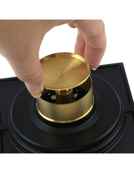 Desagüe de Piso Antrader Cuadrado 9.9 cm Antitaponamiento