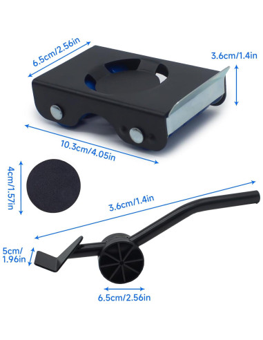 Juego de Herramientas para Levantar Muebles Skyzntn - 4 Deslizadores con Ruedas 340kg