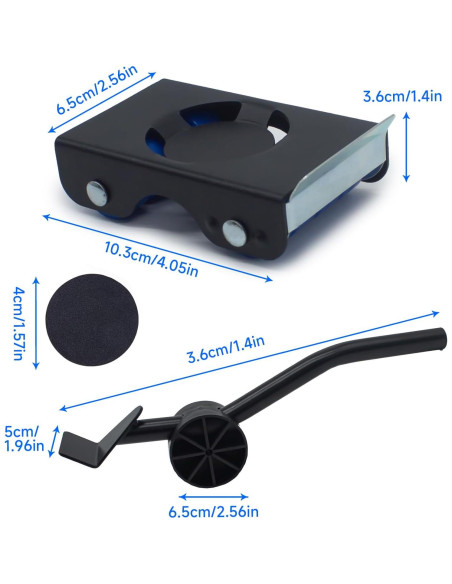 Juego de Herramientas para Levantar Muebles Skyzntn - 4 Deslizadores con Ruedas 340kg