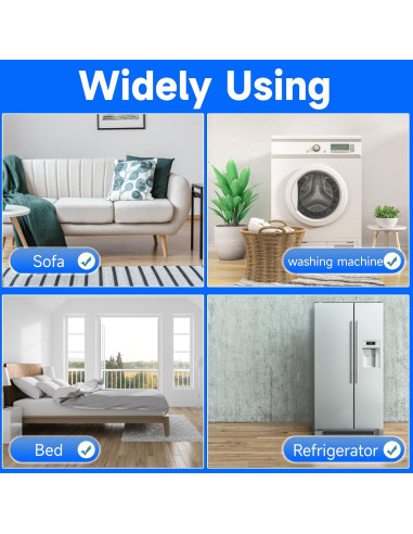 Juego de Herramientas para Levantar Muebles Skyzntn - 4 Deslizadores con Ruedas 340kg