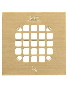 Filtro Cuadrado Oatey 42361 10.8 cm Oro Cepillado Acero Inoxidable