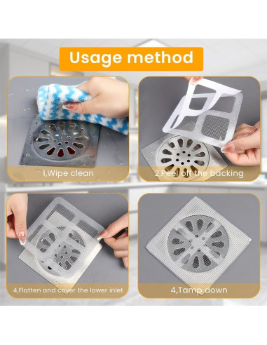 25 Captadores de Cabello Desechables Magiware 10x10 cm