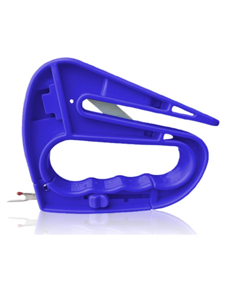 Cuchillo Cortador de Tela Wshxjzyay con Desgarrador - Azul
