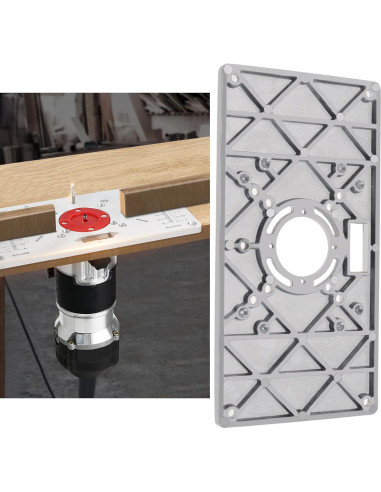 Placa de Inserción para Mesa de Router Micro Traders 23.5x12cm