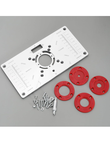 Placa de Inserción para Mesa de Router Micro Traders 23.5x12cm