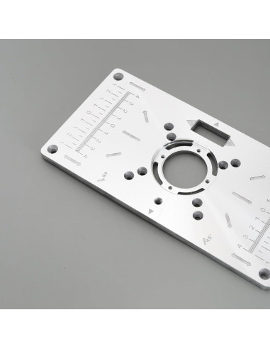 Placa de Inserción para Mesa de Router Micro Traders 23.5x12cm