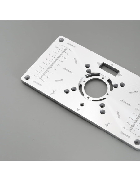 Placa de Inserción para Mesa de Router Micro Traders 23.5x12cm