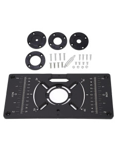 Placa de Inserción para Mesa de Router Fafeicy 2 Unidades