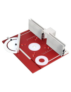 Placa de Inserción para Mesa de Router KETIPED 240x200mm Roja