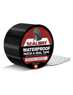 Cinta Selladora Impermeable SEALWAY 5.08 cm x 3.05 m Negra